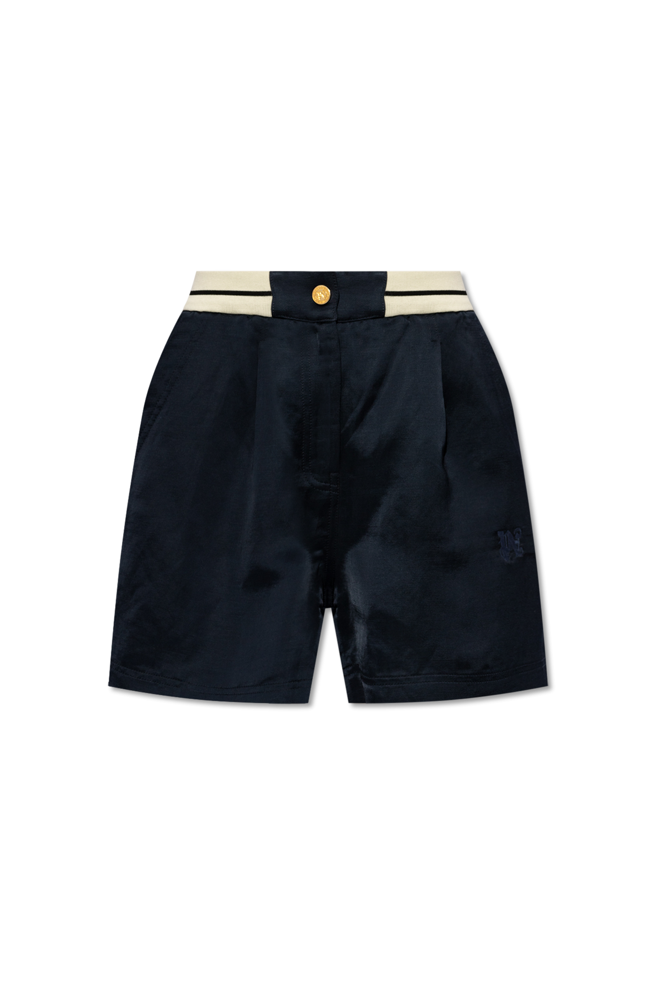 Navy blue Shorts with logo Palm Angels - Vitkac Canada